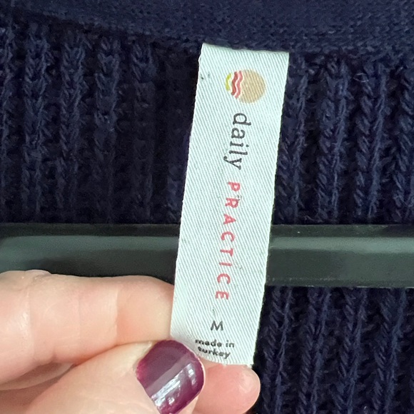 Daily Practice by Anthropologie Letter Sweater Cardigan - Picture 6 of 7